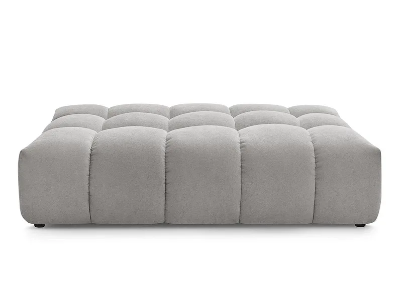 Hocker BOBOCHIC EVEREST 100x166x40cm stoff mit textur hellgrau