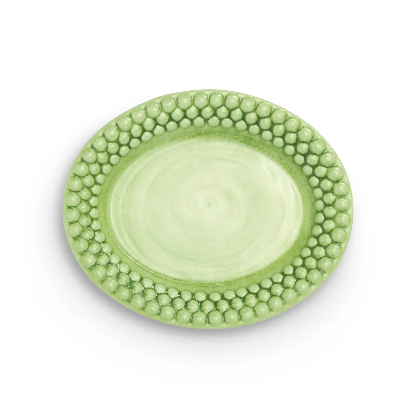 Mateus Bubbles ovaler Teller 20cm Grün