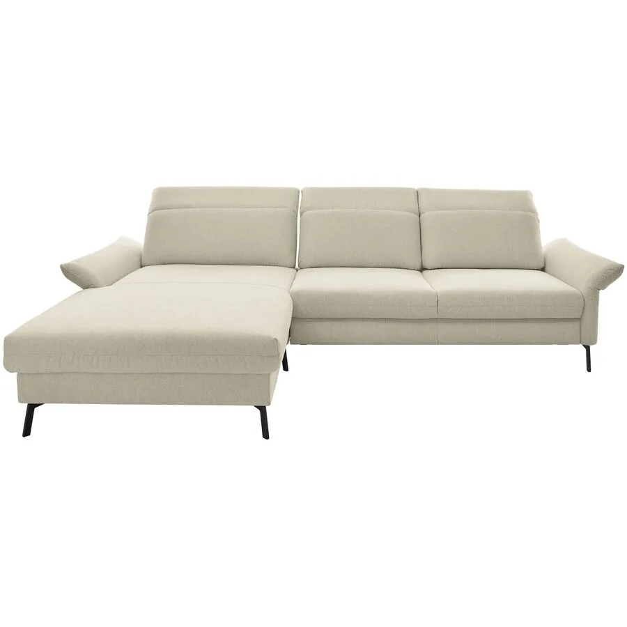 Ecksofa Josephine Links Stoff natur B 312 T 222 cm