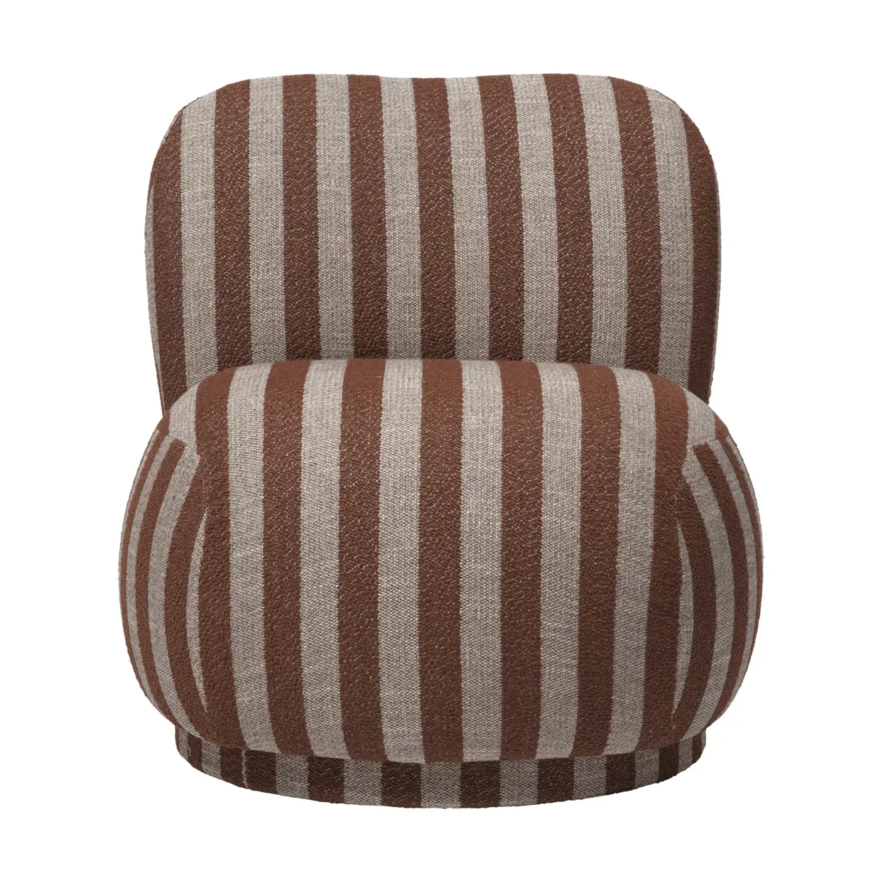 Ferm Living Rico Lounge Chair Piccolo Sessel Louisiana, Sand-chocolate
