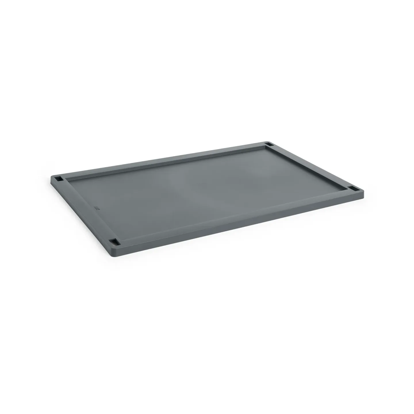 HAY Colour Crate lock plastic large Charcoal