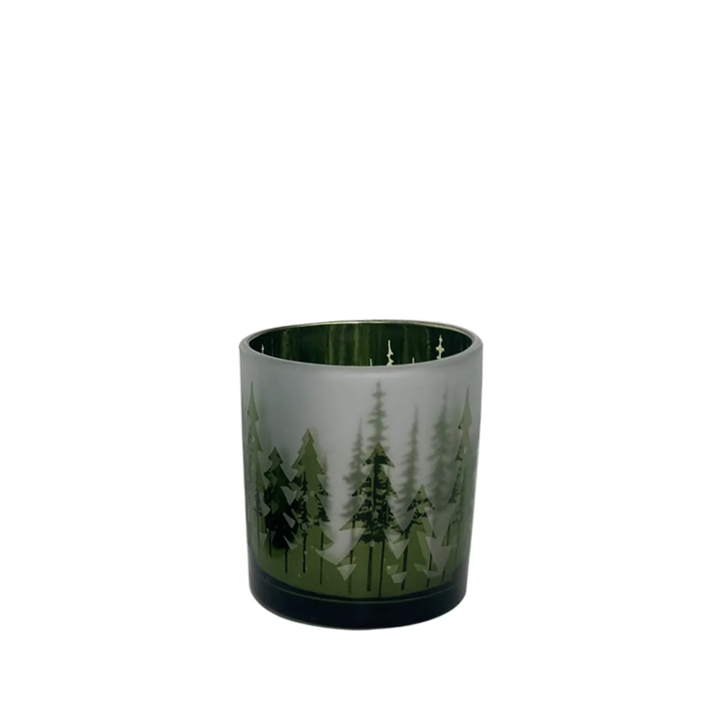 Decofinder Windlicht Waldlandschaft, Grün | Schubiger Möbel