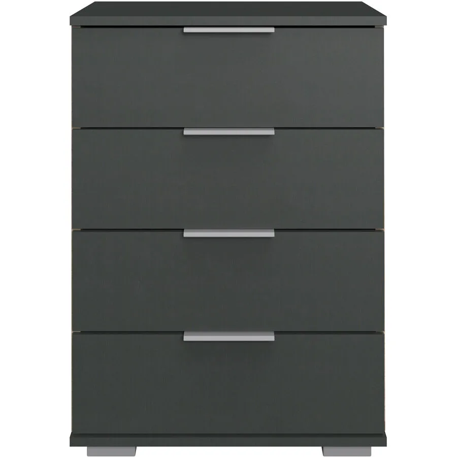 Nachttisch Peyton A graphit Holzwerkstoff B 52 H 74 cm