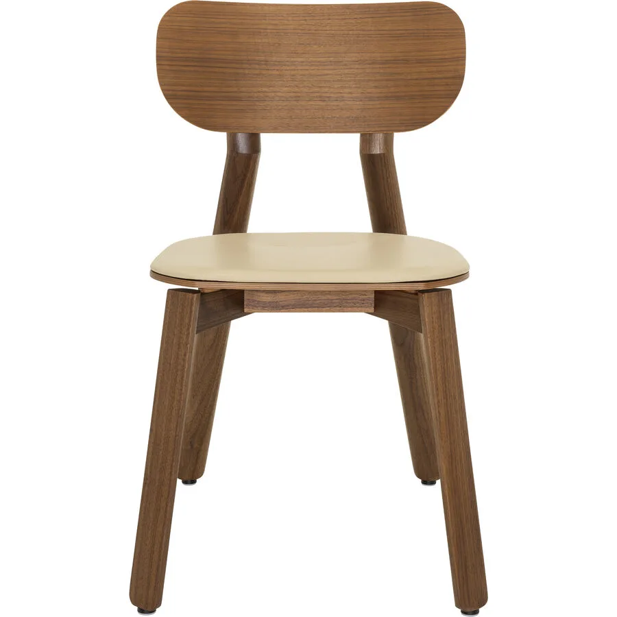 WILLISAU SWITZERLAND Stuhl Willisau Blues Nussbaum - Farbe: beige