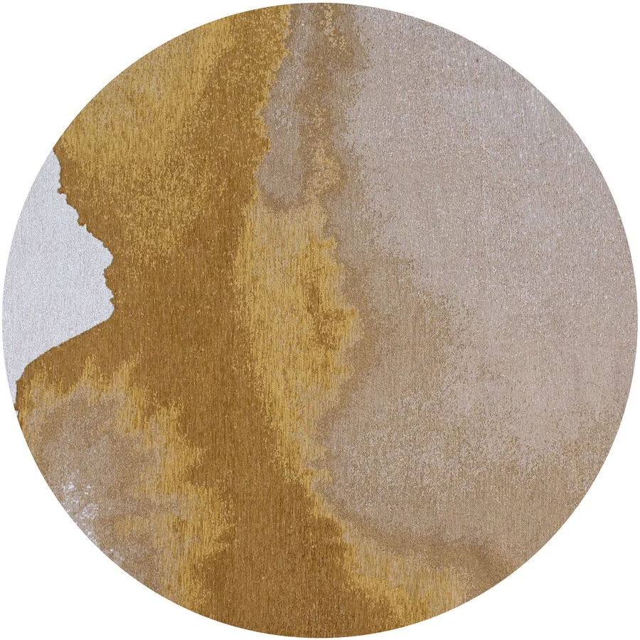Teppich Lagoon Gelb, Beige, Weiss Anderes Muster Polyester 240 x 240 cm