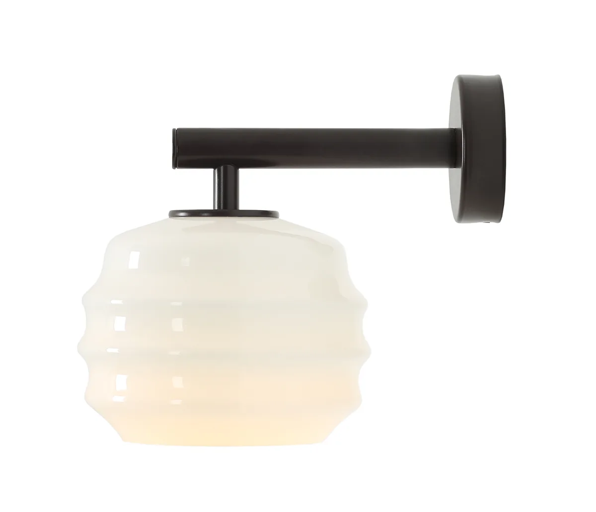 Artera - Puff 23cm - Vägglampa - Mörkbrun