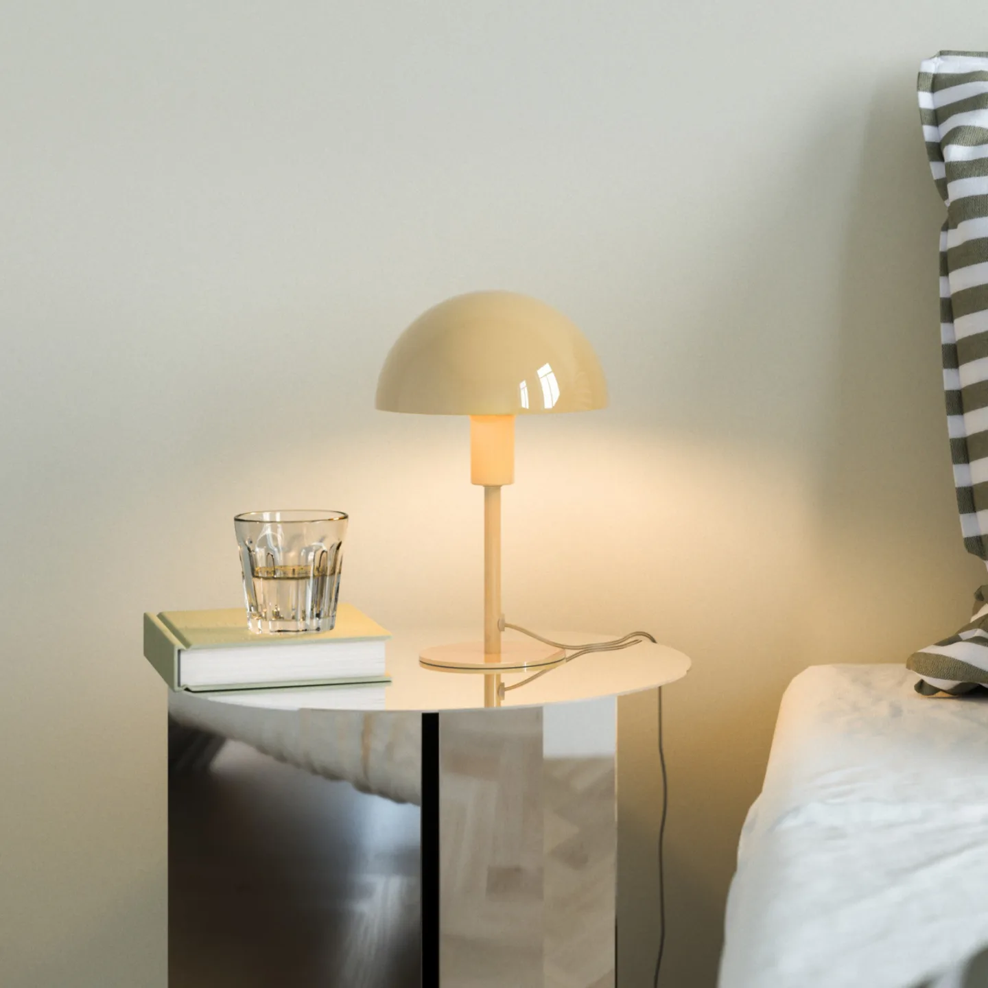 Ellen Mini bordlampe Yellow - Nordlux - Stue - Skandinavisk - Metal - Med skærm