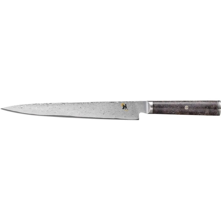 Tranchiermesser Miyabi Stahl MC66-Pulverstahl / Schwarz-Ahorn 24 cm