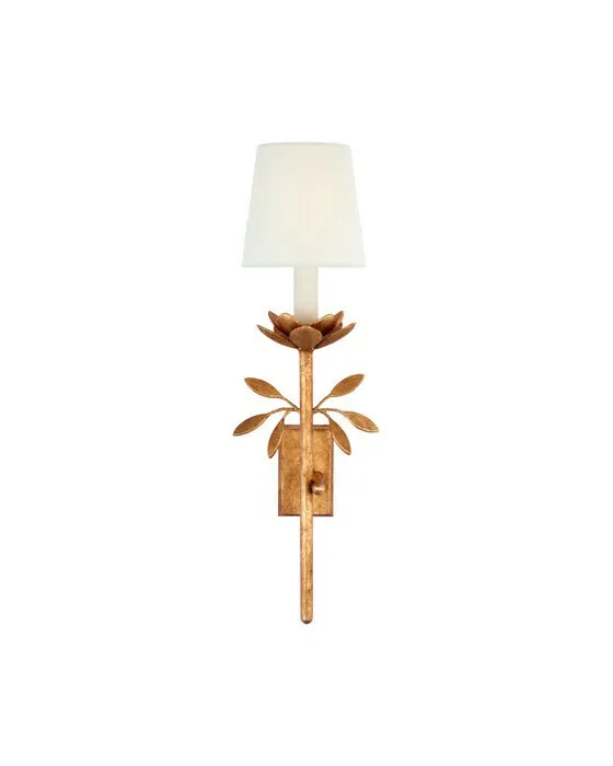 Clementine 22" Tail Sconce Antique Gold Leaf
