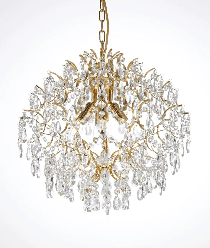 Norrsken Design - Kate Ø50 - Kristallkrona - Guld