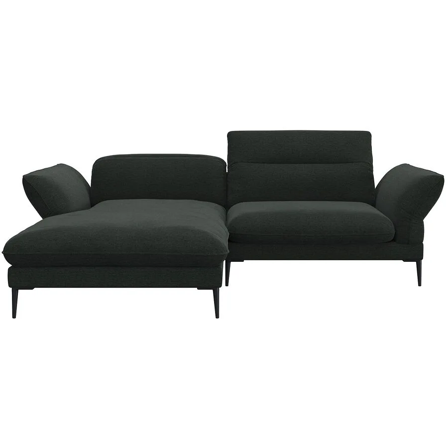 Ecksofa Tiara Links Stoff Forest B 241 T 88 cm