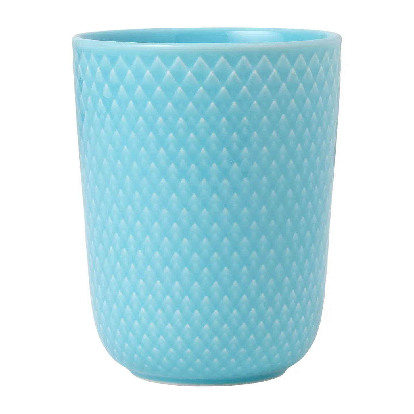 Lyngby Porcelæn Rhombe Becher 33cl Türkis