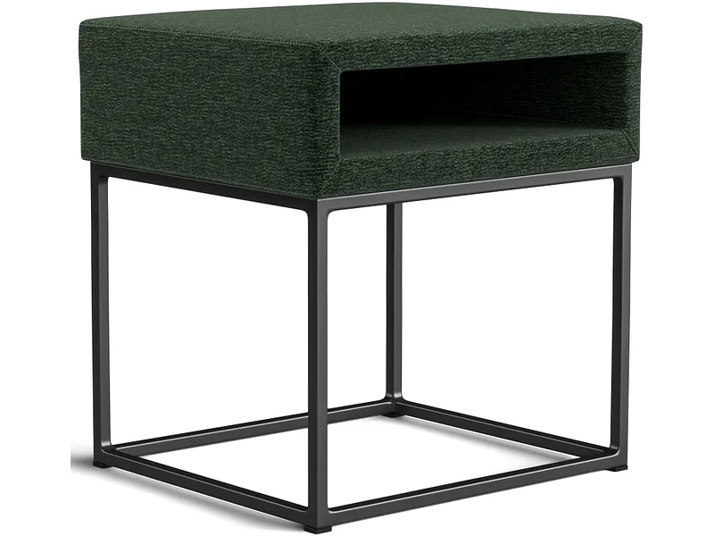 Nachttisch SWISS HOME STYLE AMBER 45x40x45cm dunkelgrün