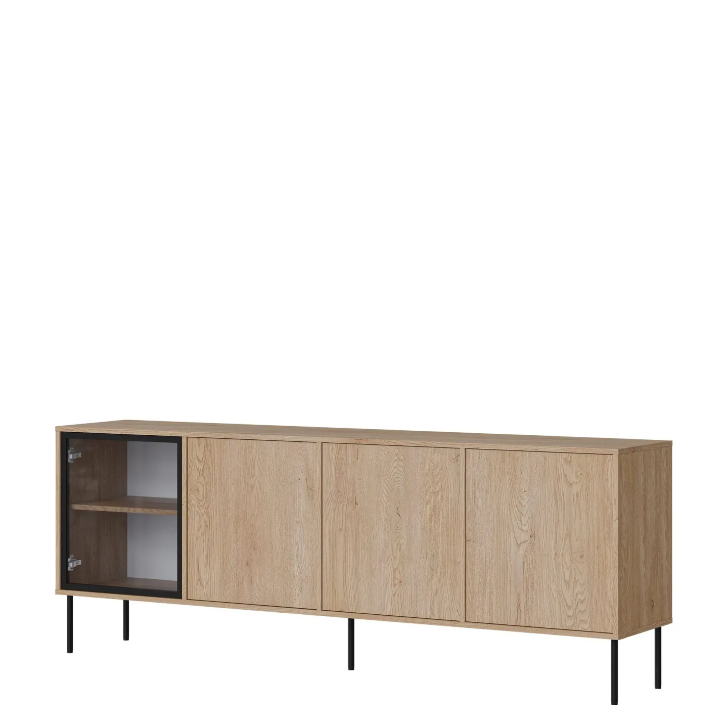 Claven Skänk 200 cm - brun