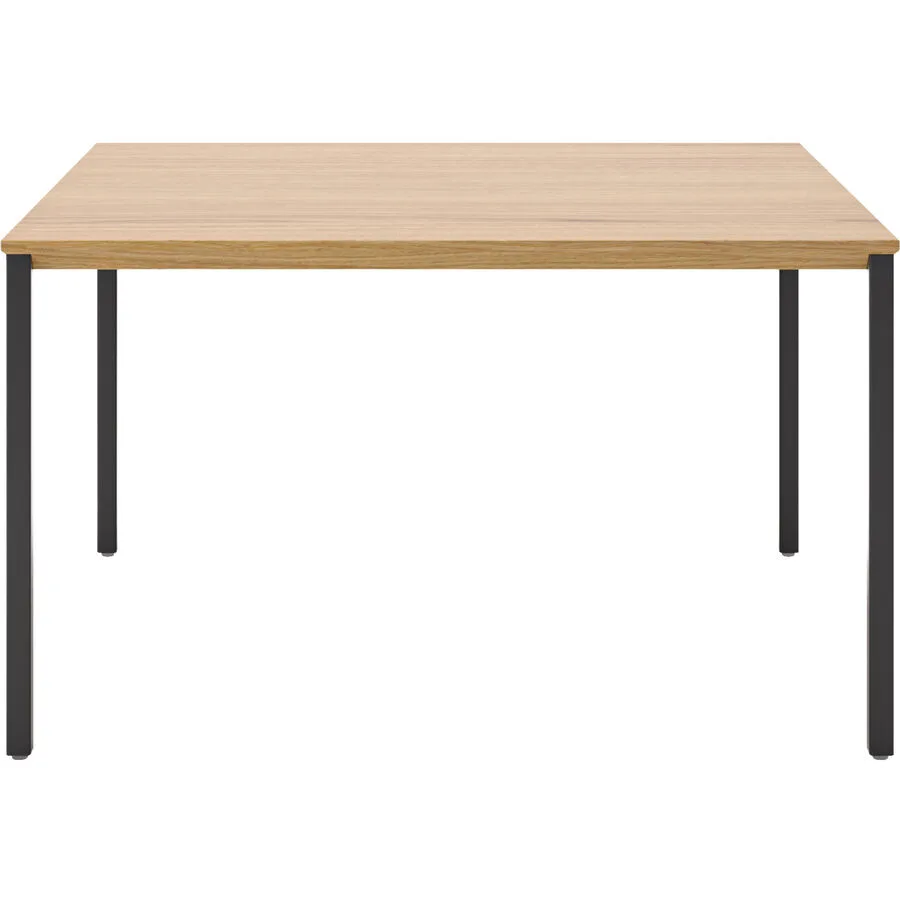 Beistelltisch Barillo Schwarz Holz 60 cm - Material: Eiche