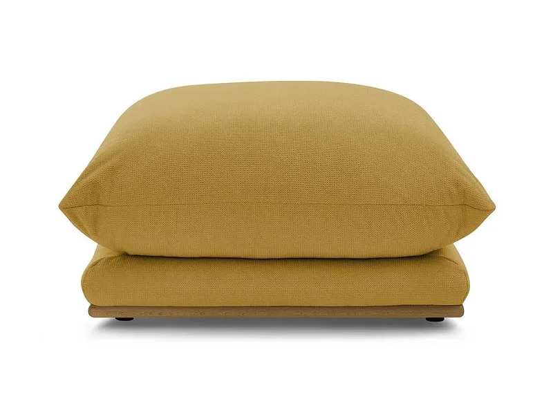 Sitzsack BOBOCHIC ERNEST 85x85x47cm stoff gelb