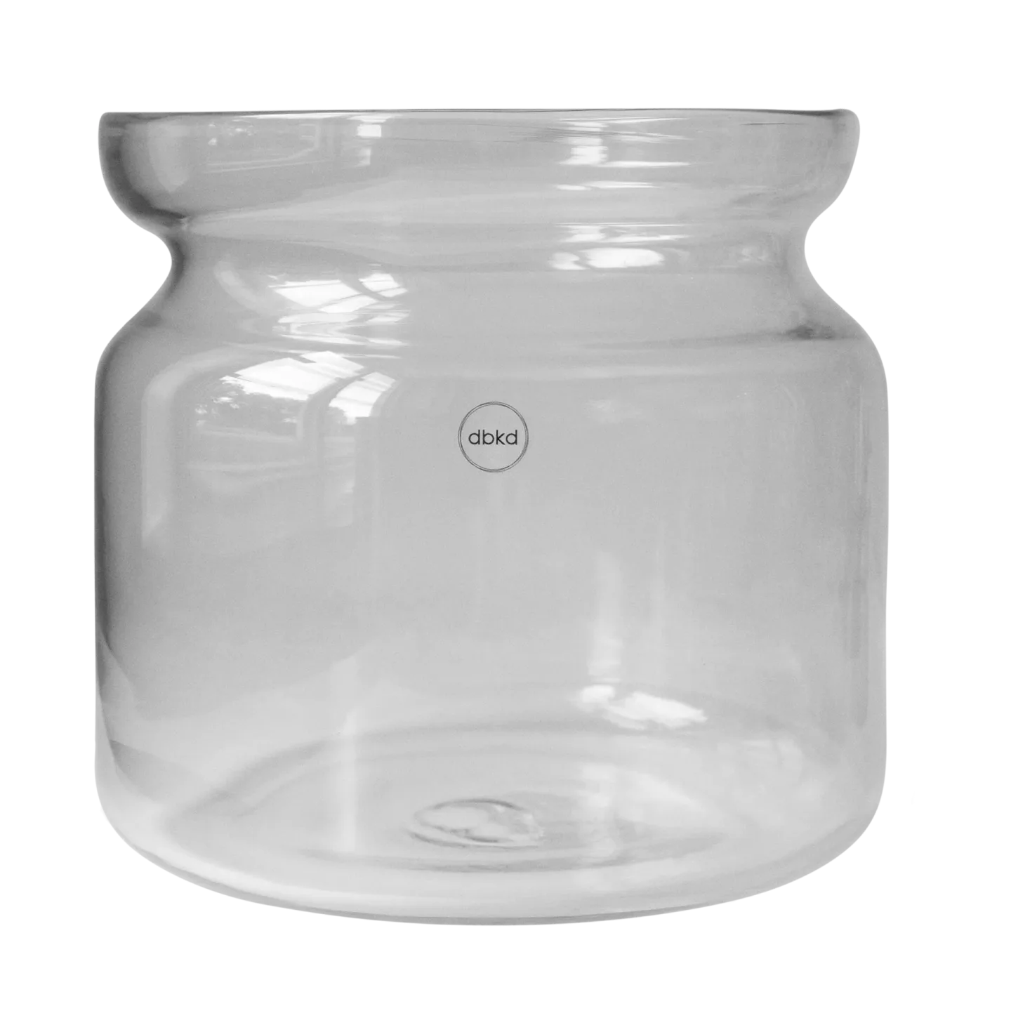 DBKD Neck vas Clear, Ø22,5x20 cm