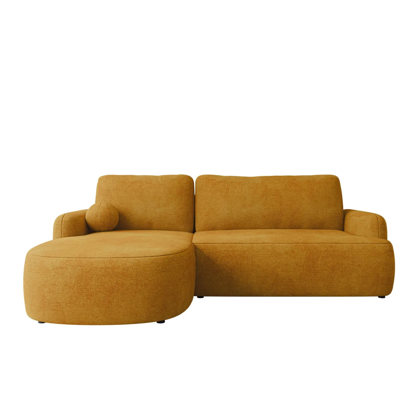 Branrel 3-sits Soffa med divan - gul