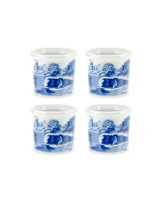 Spode Blue Italian Egg Cups 4-pack