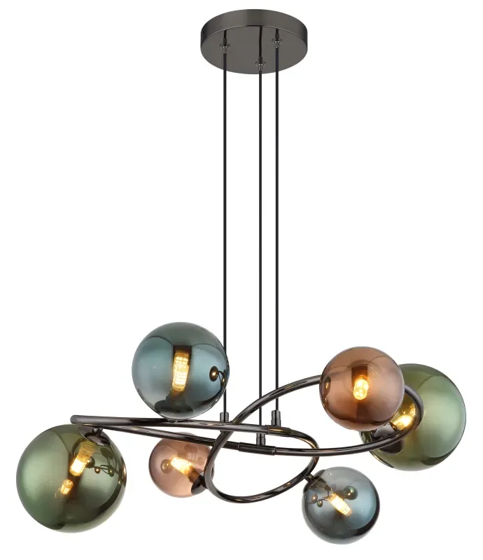 Globo Lighting - Riha 62cm - Taklampa - Flerfärgad