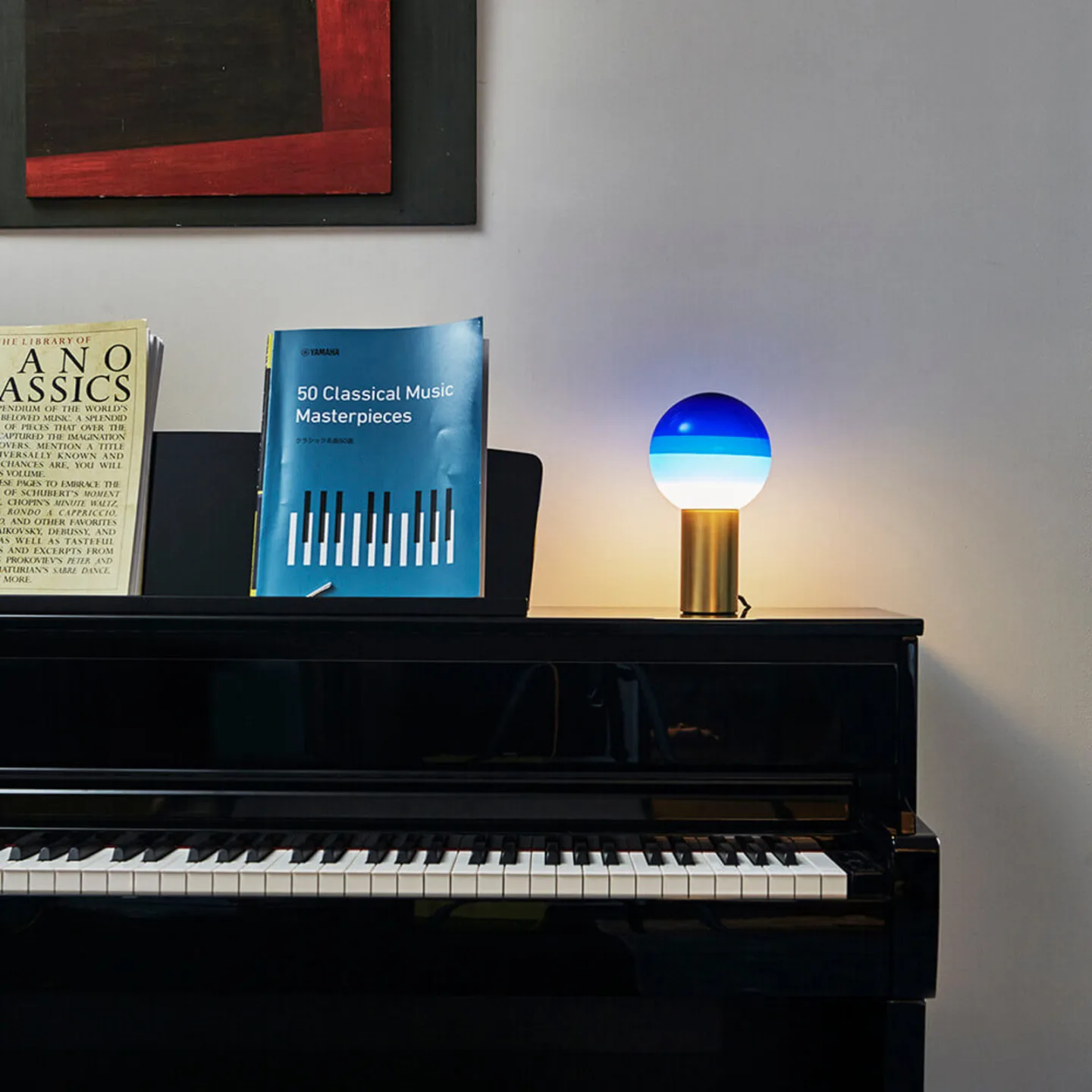 Dipping Light Bordlampe Blue - Marset - Stue - Glass