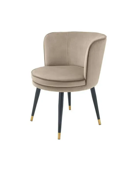Grenada dining chair velvet savona greige