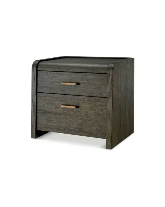 Joane Nightstand Mocha Oak