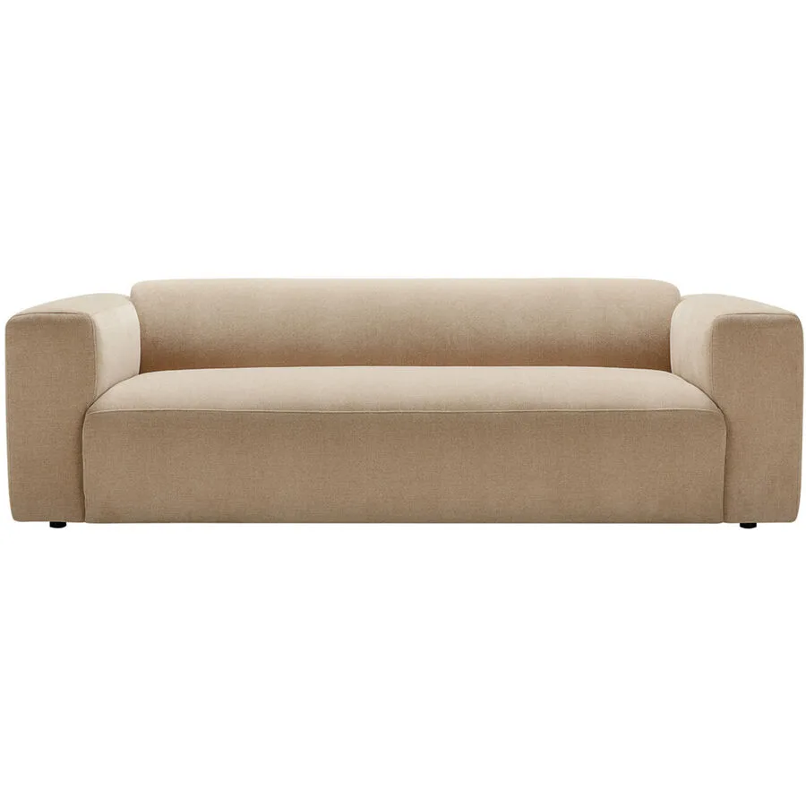 Sofa Emma Beige Polyester 110 cm 68 cm