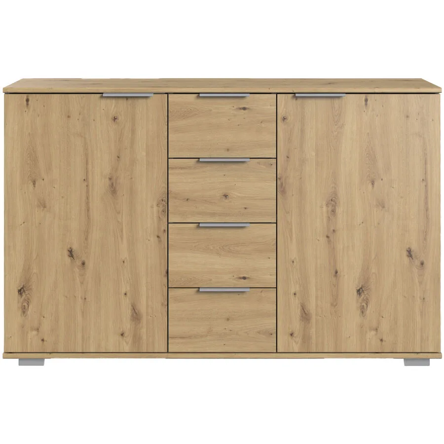 Kommode Peyton A eiche Holzwerkstoff B 104 H 58 cm