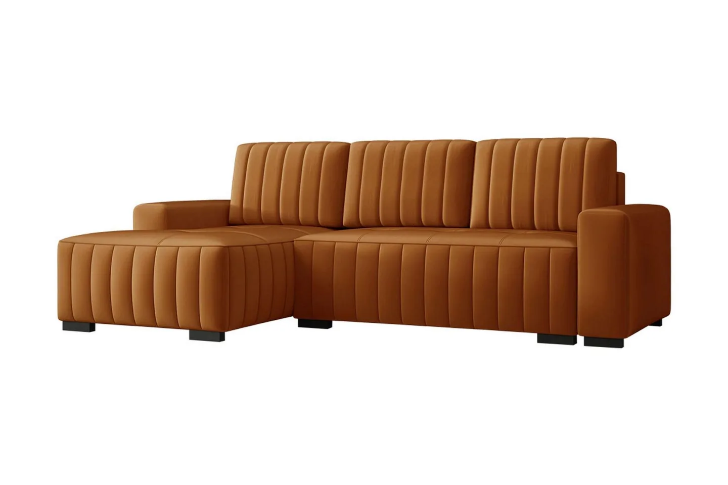Esher 4-sits Bäddsoffa Vänster - Brun