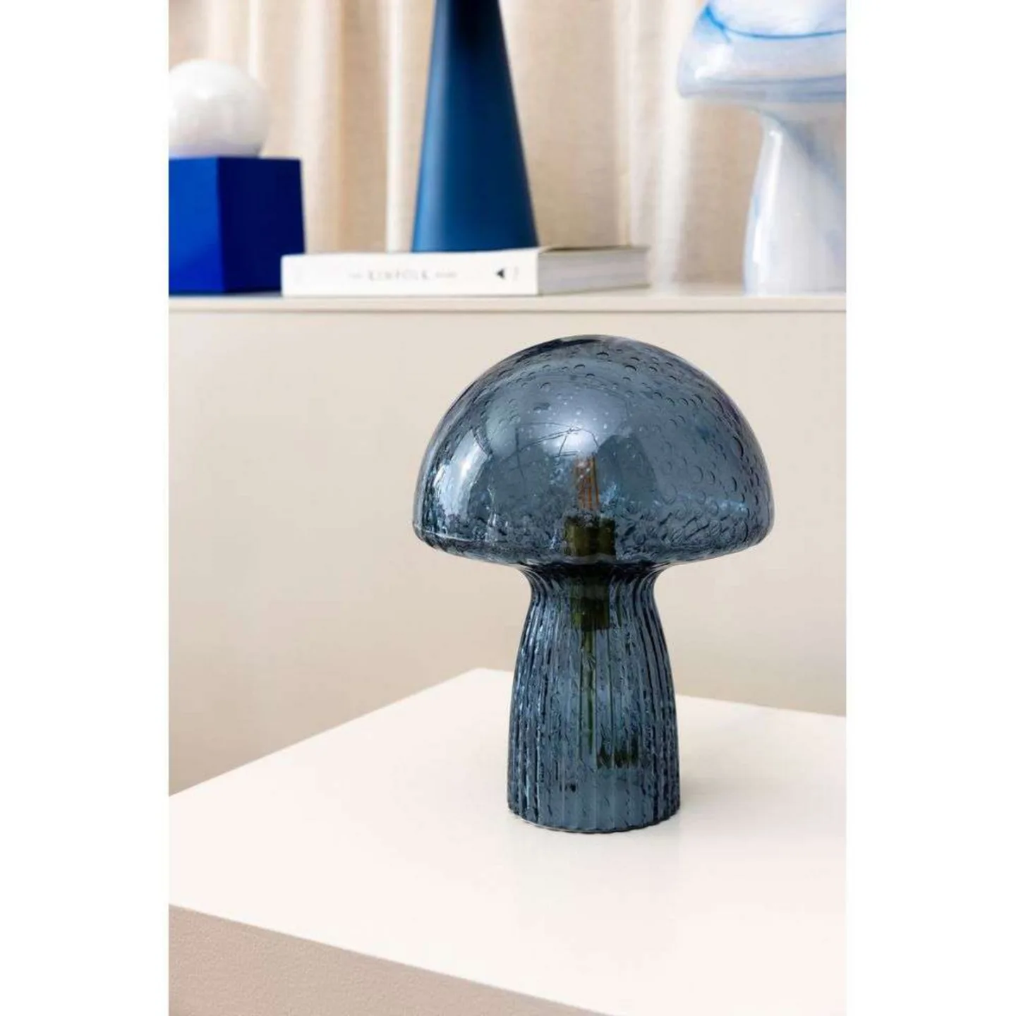 Fungo 22 Tischleuchte Special Edition Blue - Globen Lighting - Wohnzimmer - Glas