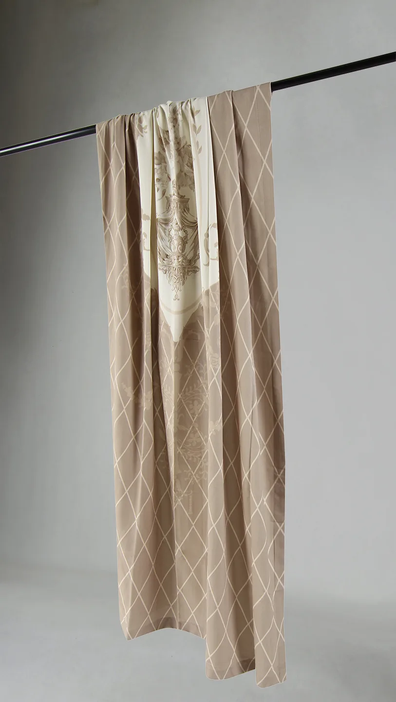 Gardin - Eugene (beige) (Størrelse: 140 x 260 cm)