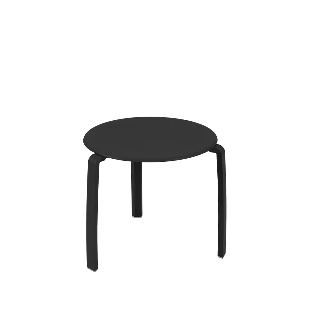 Fermob Alize bord lågt Ø48 cm Liquorice (svart)