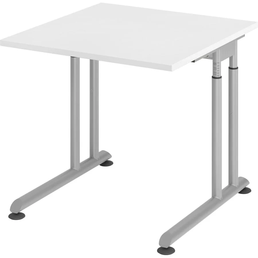 Schreibtisch Office weiss Holzwerkstoff B 80 T 80 cm