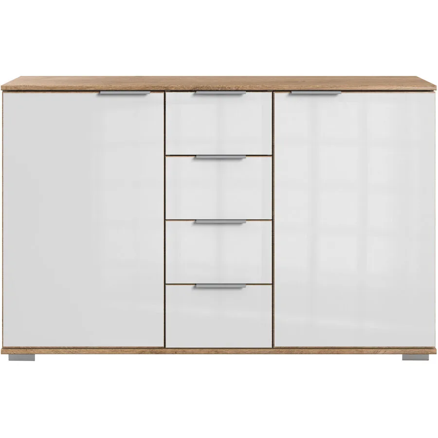 Kommode Peyton C weiss Holzwerkstoff B 130 H 83 cm