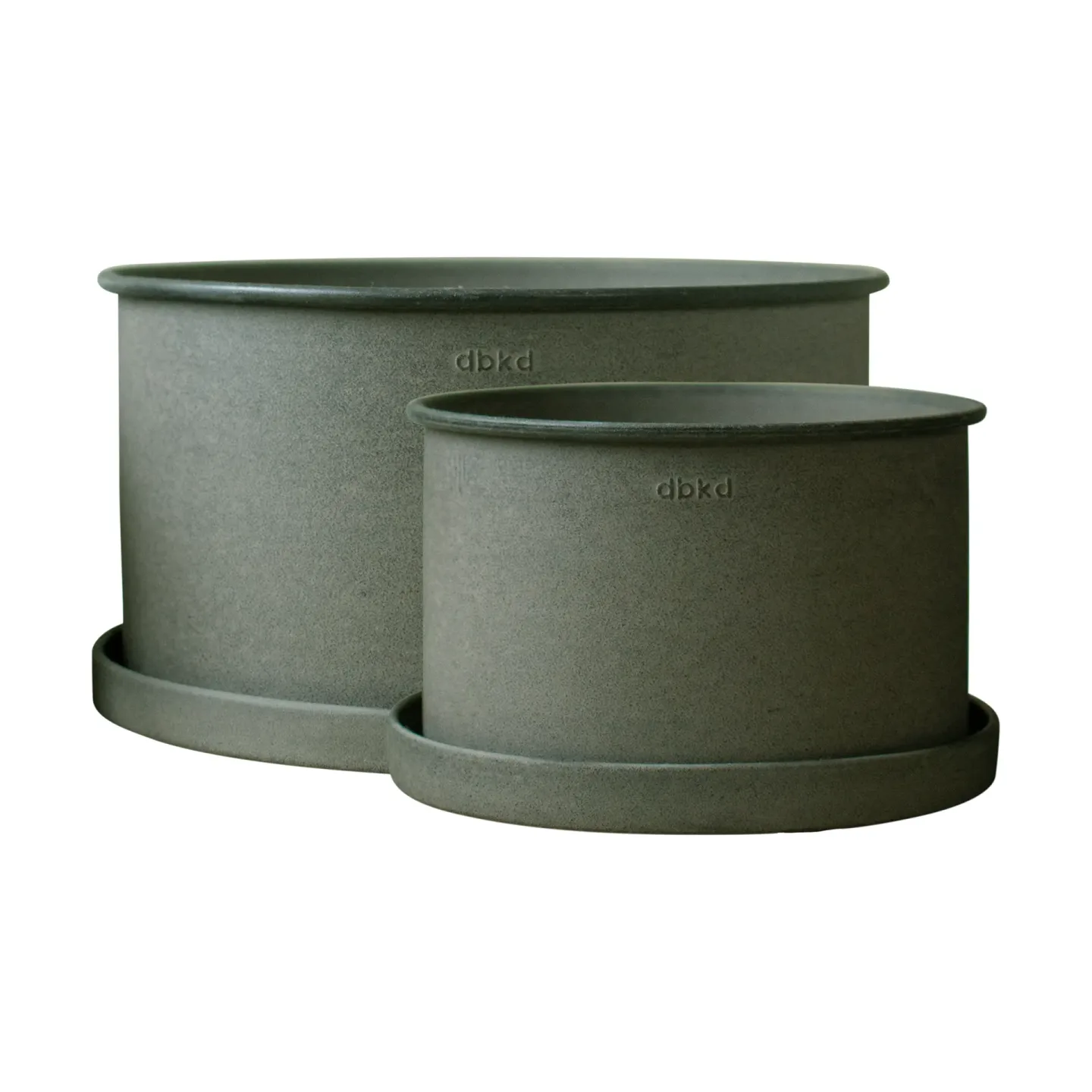 DBKD Plant bowl Blumentopf 2er Pack Green