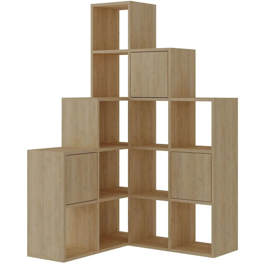 Bücherregal Hylde eiche Holzwerkstoff B 150 cm H 150.8 cm