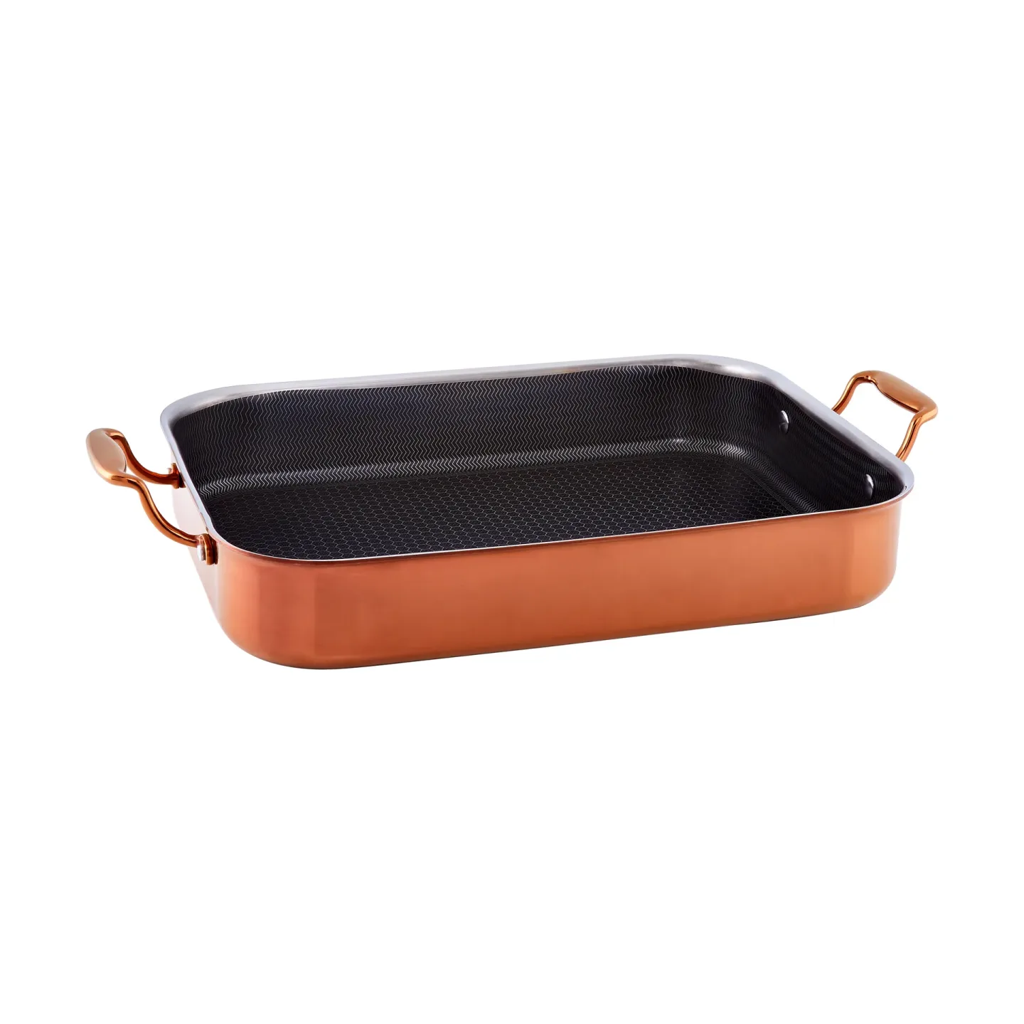 Hâws Hâws Santo Bräter Ofenform Hybrid-Beschichtung Rose Gold 31×25 cm