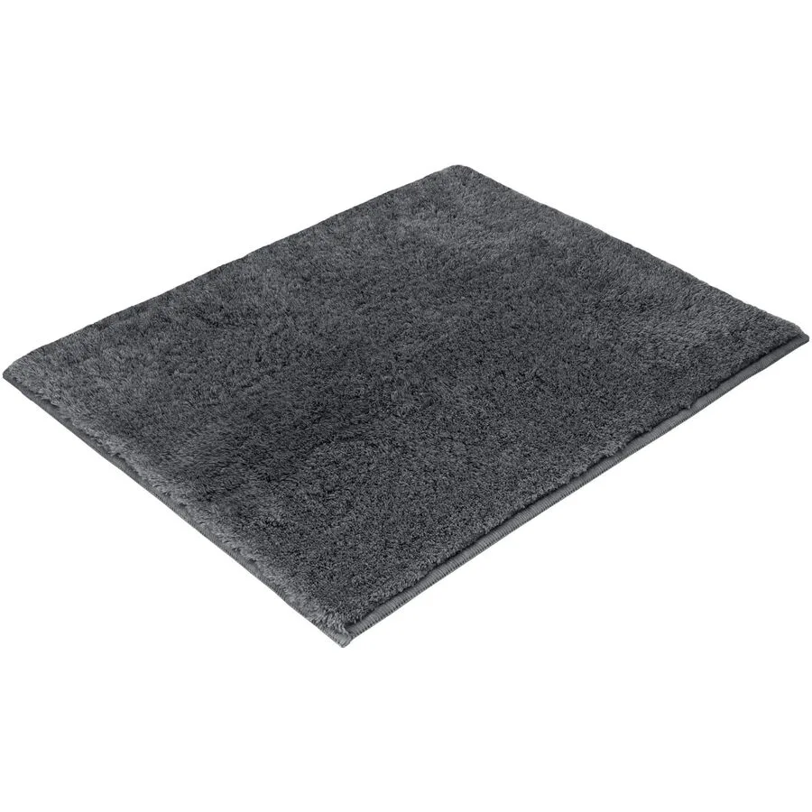 Vossen Badteppich Timeless graphit Polyacryl 50 x 60 cm Rechteckig