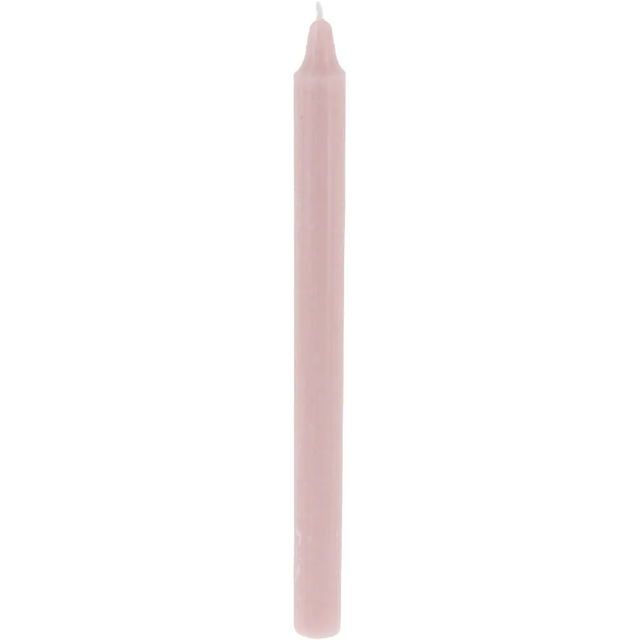 Balthasar Kerze Rustico altrosa H27.5 cm D2.2 cm, Brenndauer 10h - Material: Wachs
