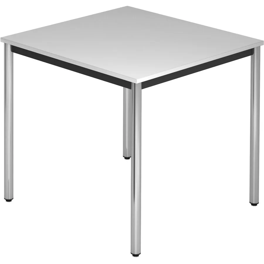 Besprechungstisch Office grau Holzwerkstoff B 80 T 80 cm
