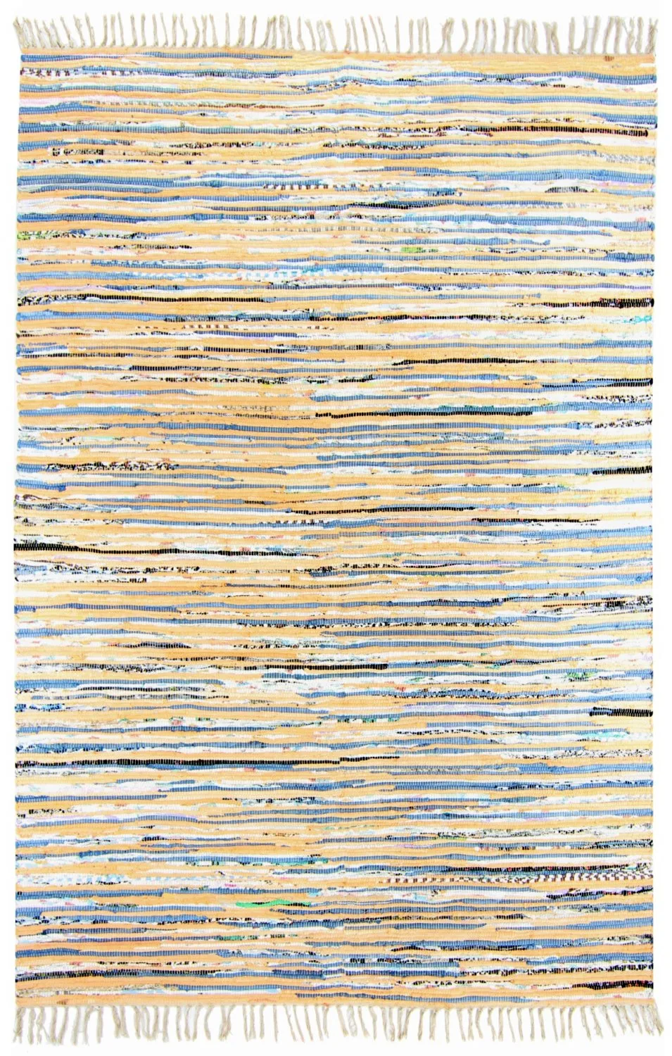 Filleryer - Delhi (beige/blå) (Størrelse: 160 x 230 cm)