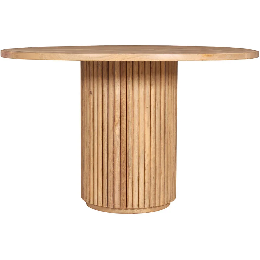 Tisch Tailor natur Mango Massivholz B 120 T 120 cm