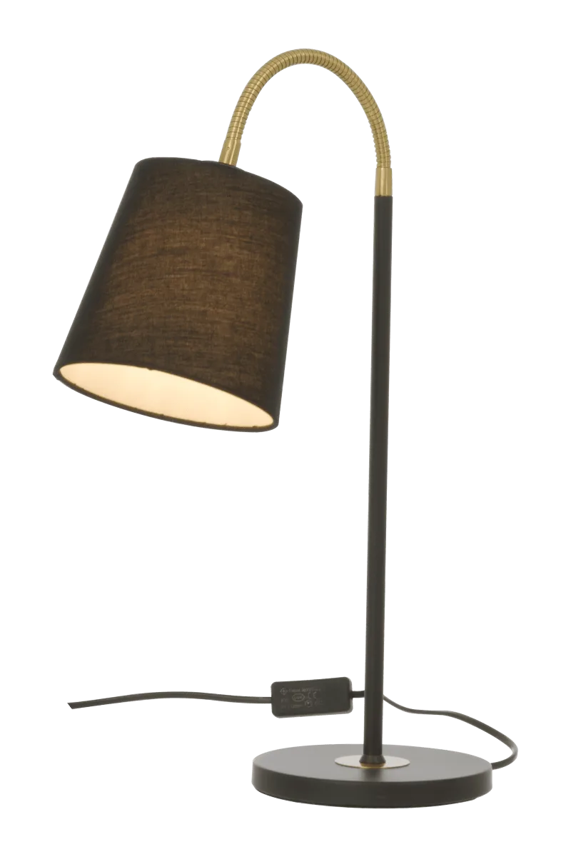 Aneta Lighting - Ljusdal 50cm - Skrivbordslampa - Svart