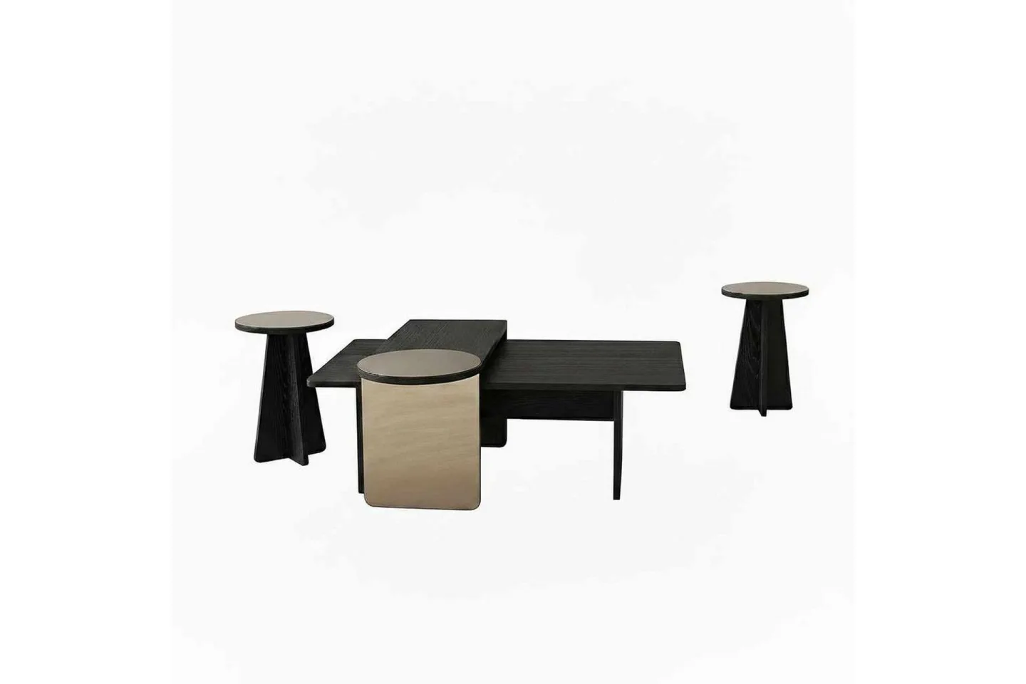Dasina Satsbord 82 cm - Svart