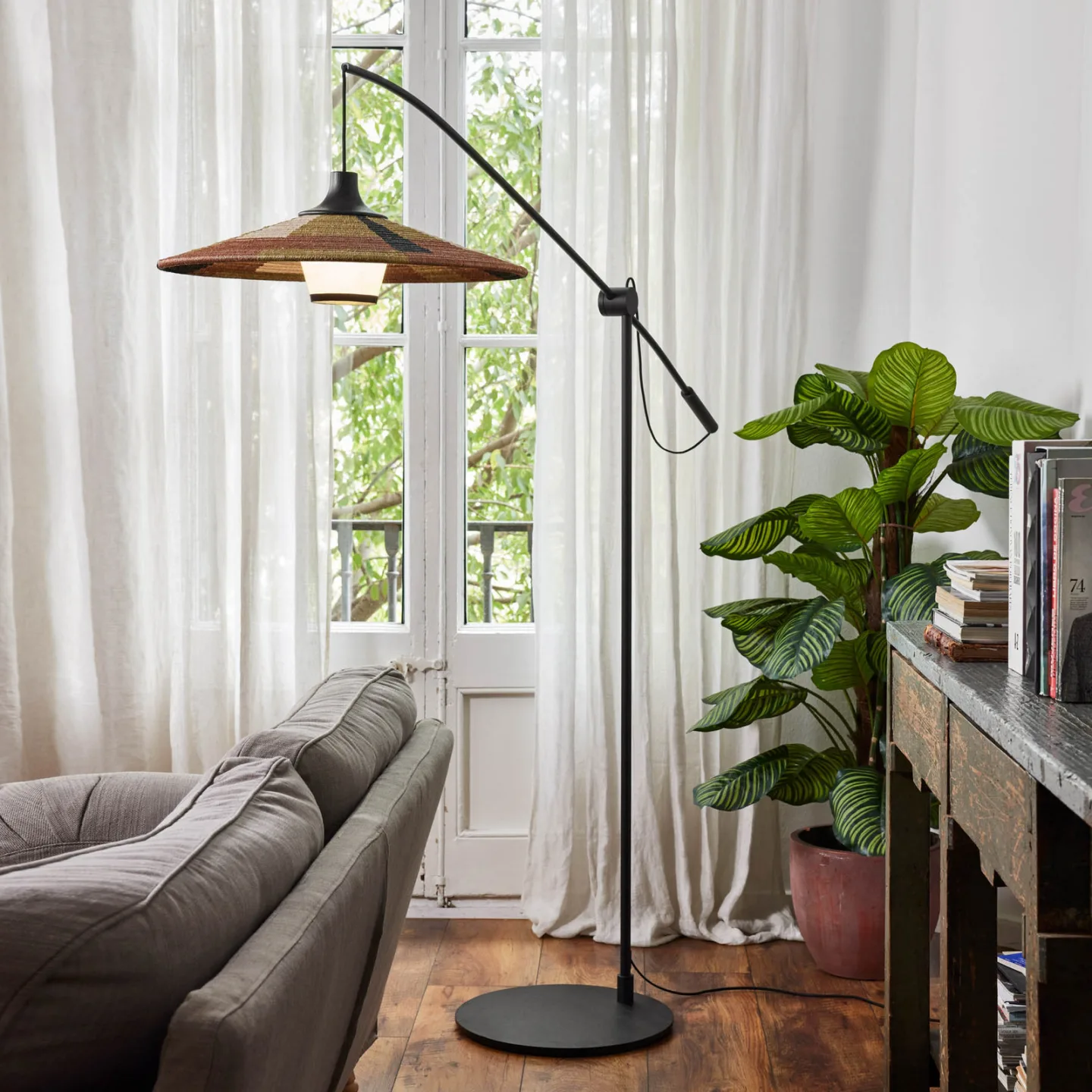 Parrot Golvlampa Brown - Forestier - Vardagsrum - Design - Metall - Med en ljuskälla