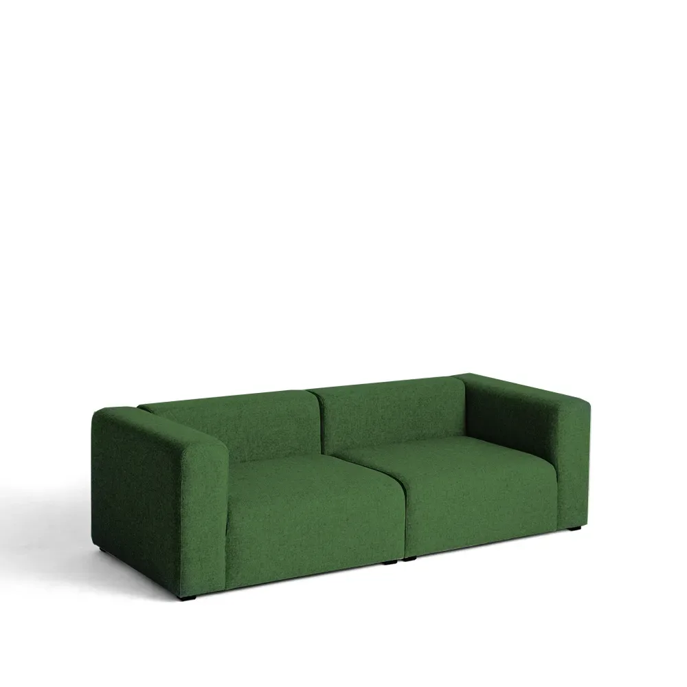 HAY Mags 2,5-Sitzer Sofa Stoff Hallingdal 65 944 green