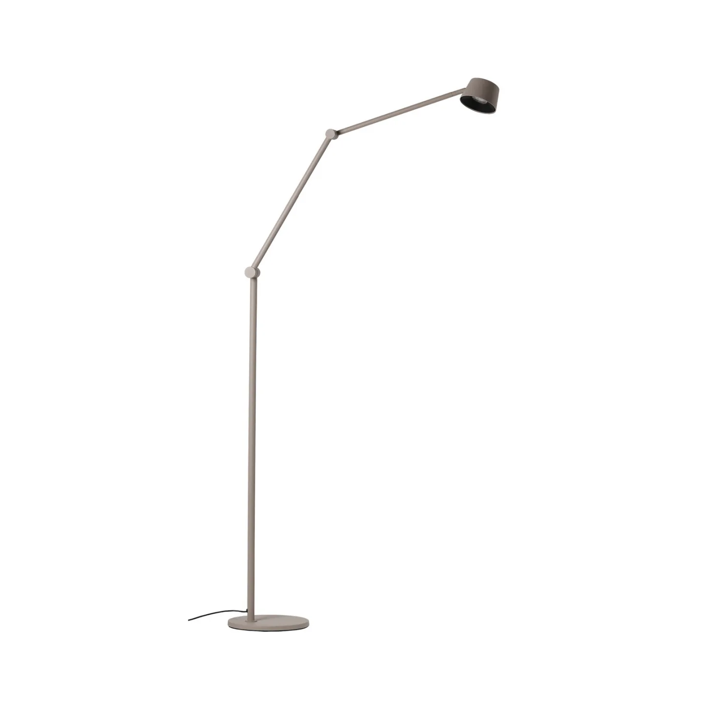 Direction F2 LED-gulvlampe, matt grå, høyde 130 cm - Antidark - Stue - Moderne - Metall - Med en lyskilde