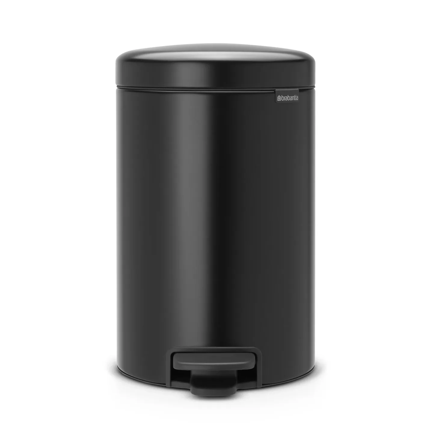 Brabantia New Icon pedalhink 12 liter matt black (svart)