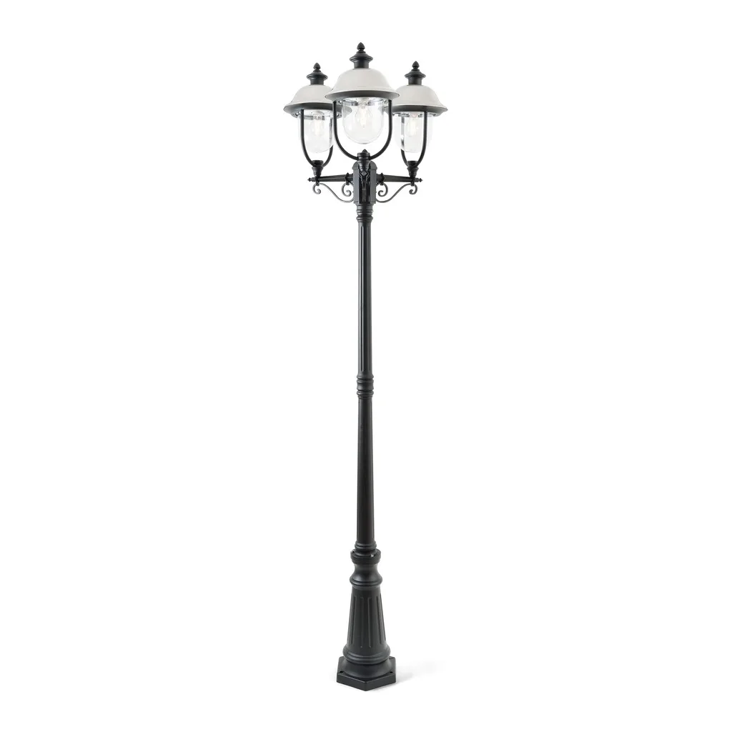 Konstsmide - Parma 218cm - Stolpe - Svart